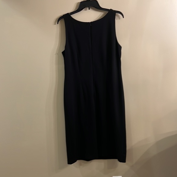 Jessica Howard  black dress, sleeveless ,straight, Herringbone jacket size 14 - Picture 2 of 7